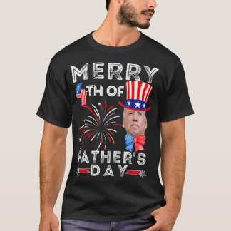vierde van de vierde van Vaderdag van 4 juli T-shirt