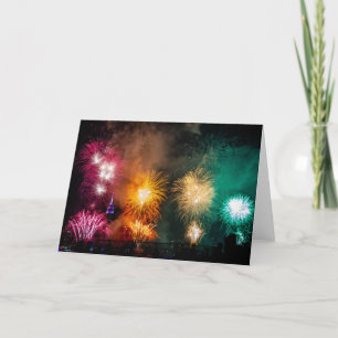 vierde van het Vuurwerk van Juli in NYC Kaart