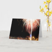 vierde van het Vuurwerk van Juli Kaart (Gele Bloem)