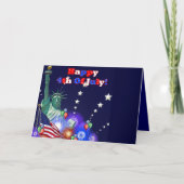 vierde van het Wenskaart van Juli Kaart (Voorkant)