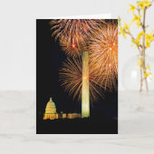 Vierde van Juli, de Vertoning van het Vuurwerk, Kaart (Gele Bloem)