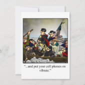 Vierde van juli nodigt "spectickles" uit kaart (Voorkant)