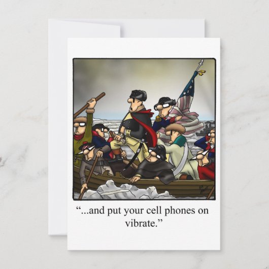 Vierde van juli nodigt "spectickles" uit kaart (Voorkant)