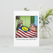 Vierde van juli nodigt "spectickles" uit kaart (Staand voorkant)