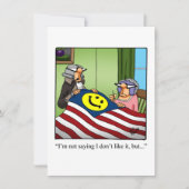 Vierde van juli nodigt "spectickles" uit kaart (Voorkant)