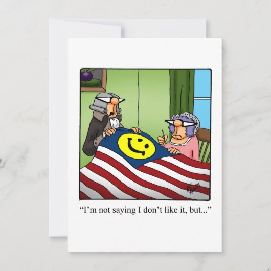 Vierde van juli nodigt "spectickles" uit kaart (Voorkant)