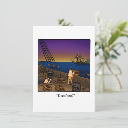 Vierde van juli nodigt "spectickles" uit kaart (Staand voorkant)