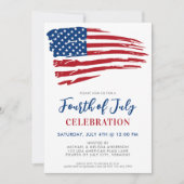 Vierde van juli Partij Patriottische Amerikaanse v Kaart (Voorkant)