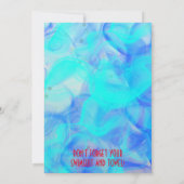 Vierde van Juli Pool Verjaardagsfeestje Custom Kaart (Achterkant)