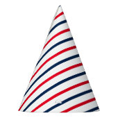 Vierde van juli rode witte blauwe patriottische st feesthoedjes (Links)