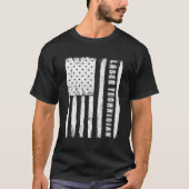 Vierde van juli Shirten voor mannen American Flag  T-shirt (Voorkant)