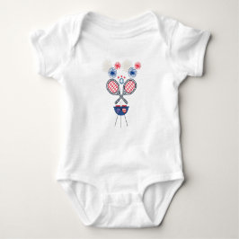 Vierde van juli Tennis T-Shirt Baby Bodysuit Desig