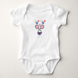 Vierde van juli Tennis T-Shirt Baby Bodysuit Desig