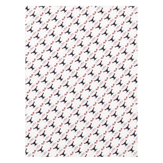 Vierde van juli Verjaardag Cake Thema Tafelkleed (Voorkant)