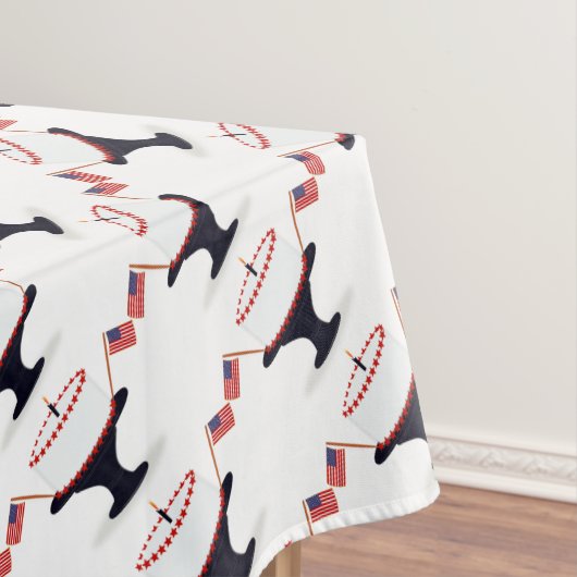 Vierde van juli Verjaardag Cake Thema Tafelkleed (Voorbeeld)