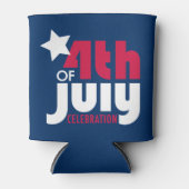 Vierde van juli Viering Koelbox Blikjeskoeler (Voorkant)