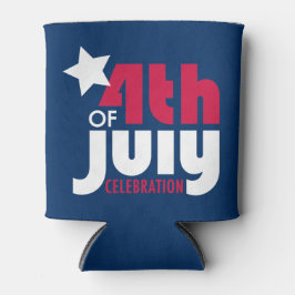 Vierde van juli Viering Koelbox Blikjeskoeler