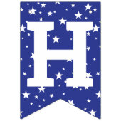 Vierde van juli waarin bannerflarden worden gebund vlaggetjes (Tweede vlag)