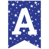 Vierde van juli waarin bannerflarden worden gebund vlaggetjes (Derde vlag)