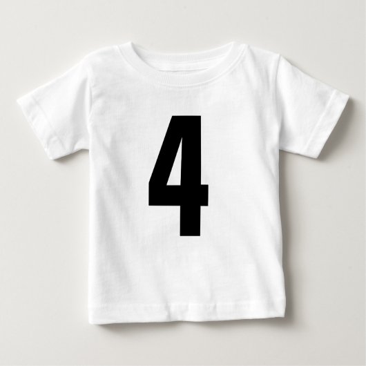 Vierde verjaardag 4 Toddler T-shirts (Voorkant)