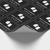 Vierde verjaardag: Art Deco Geïnspireerde look "4" Cadeaupapier (Hoek)