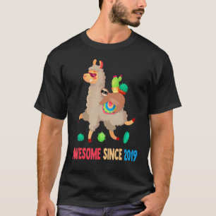 Vierde verjaardag cadeautjes Geweldige sinds 2019 T-shirt