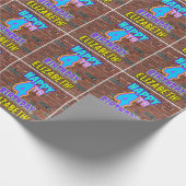 Vierde verjaardag: Fun, Urban Graffiti geïnspireer Cadeaupapier (Hoek)