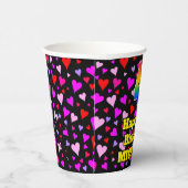 Vierde verjaardag: Het liefhebbende Kunstpatroon,  Papieren Bekers (Rechts)