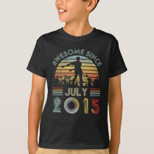 Vierde verjaardag jongen juli 2015 Floss like a bo T-shirt