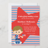 Vierde verjaardag juli kaart (Voorkant)