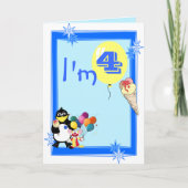 Vierde verjaardag kaart (Voorkant)