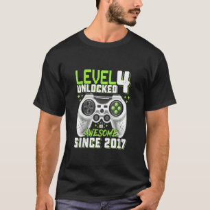Vierde verjaardag niveau 4 niet-vergrendeld Geweld T-shirt