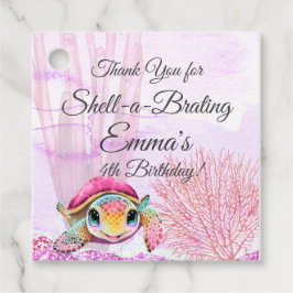 Vierde verjaardag, onder het Zee Bedankjes Labels