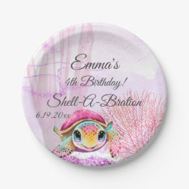 Vierde verjaardag, onder het Zee Papieren Bordje