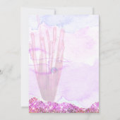 Vierde verjaardag, onder het Zee Save The Date (Achterkant)