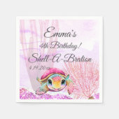 Vierde verjaardag, onder het Zee Servet (Voorkant)