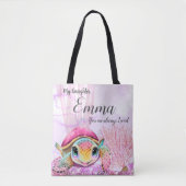 Vierde verjaardag, onder het Zee Tote Bag (Voorkant)