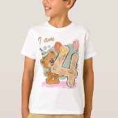 Vierde verjaardag t-shirt (Voorkant)