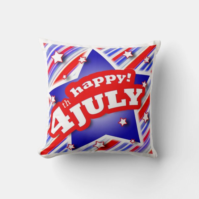 Vierde verjaardag van de Amerikaanse MoJo-Kussens  Kussen (Voorkant)