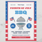 Vierde verjaardag van de Dag van de Onafhankelijkh Flyer (Voorkant)