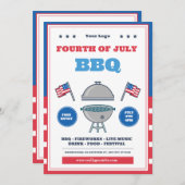 Vierde verjaardag van de Dag van de Onafhankelijkh Kaart (Voorkant / Achterkant)