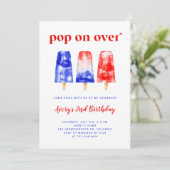 Vierde verjaardag van de geboorte van de ziekte va kaart (Staand voorkant)