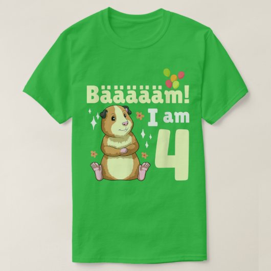 Vierde verjaardag van de geboorte van Guinee-Bissa T-shirt (Design voorkant)