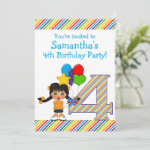 Vierde verjaardag van de Helderheid en de Kleurrij Kaart (Staand voorkant)