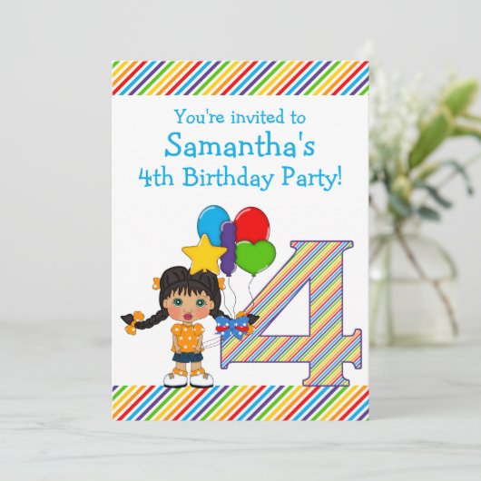 Vierde verjaardag van de Helderheid en de Kleurrij Kaart (Staand voorkant)