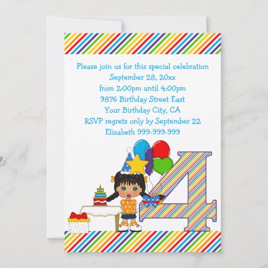 Vierde verjaardag van de Helderheid en de Kleurrij Kaart (Achterkant)