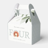 Vierde verjaardag van de olievloeistof van Elegant Bedankdoosjes (Achterkant)