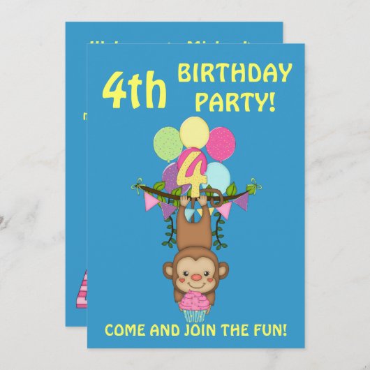 Vierde verjaardag van de Partij van de Strijd tege Kaart (Voorkant / Achterkant)