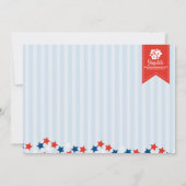 Vierde verjaardag van de Partij voor Kinderen van Kaart (Achterkant)