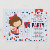 Vierde verjaardag van de Partij voor Kinderen van  Kaart (Voorkant / Achterkant)